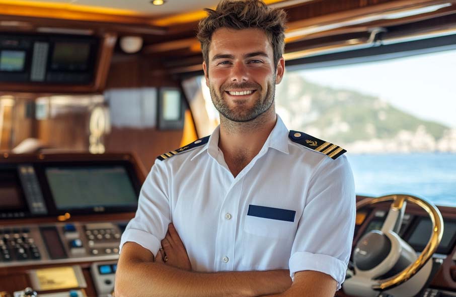 First Mate Aboard Superyacht Bridge