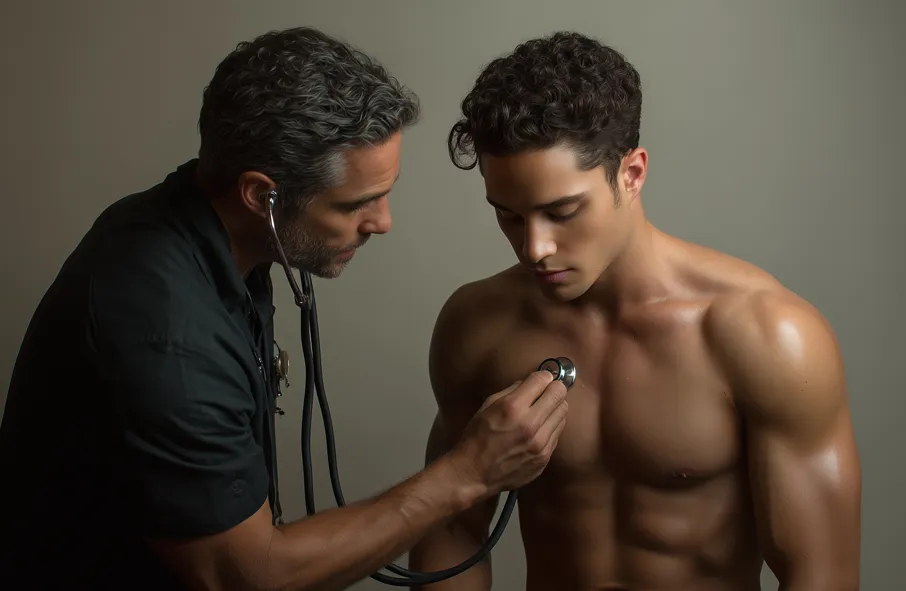 MCA Approved Doctor Giving Medical Exam