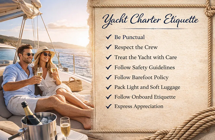 Yacht Etiquette Do's
